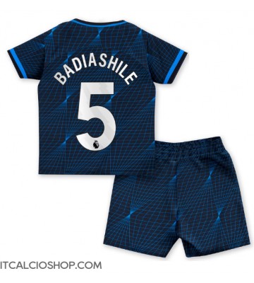 Chelsea Benoit Badiashile #5 Seconda Maglia Bambino 2023-24 Manica Corta (+ Pantaloni corti)